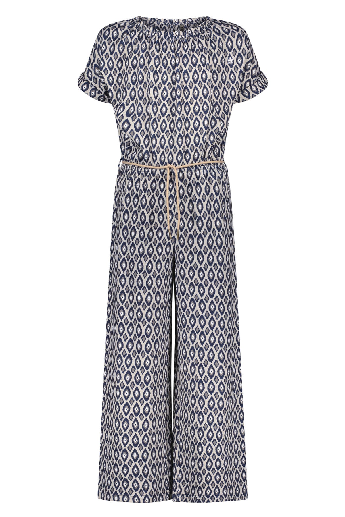Like Flo Fancy Jersey Jumpsuit Ikat Panther