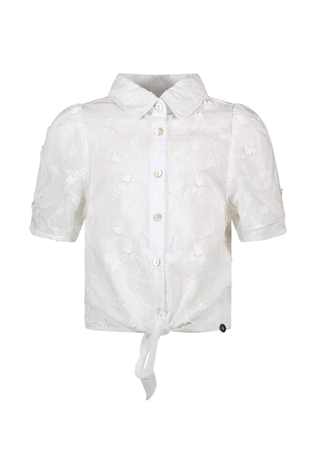Like Flo 3D Flower Knot Blouse