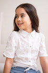 Like Flo 3D Flower Knot Blouse
