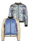 Like Flo Satin Bomber Reversible