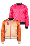 Like Flo Satin Bomber Reversible