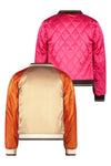 Like Flo Satin Bomber Reversible