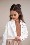 Like Flo Broidery Denim Jacket