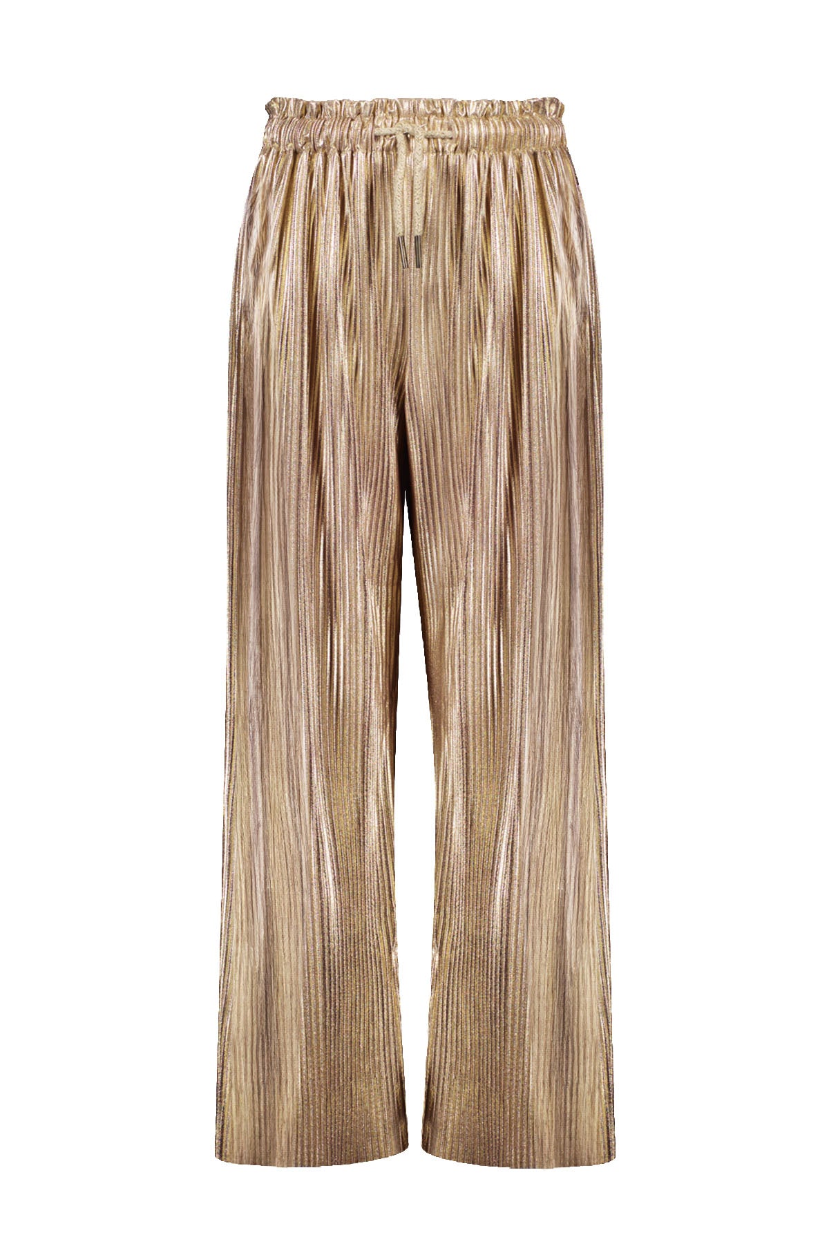 Like Flo Metallic Plisse Pants