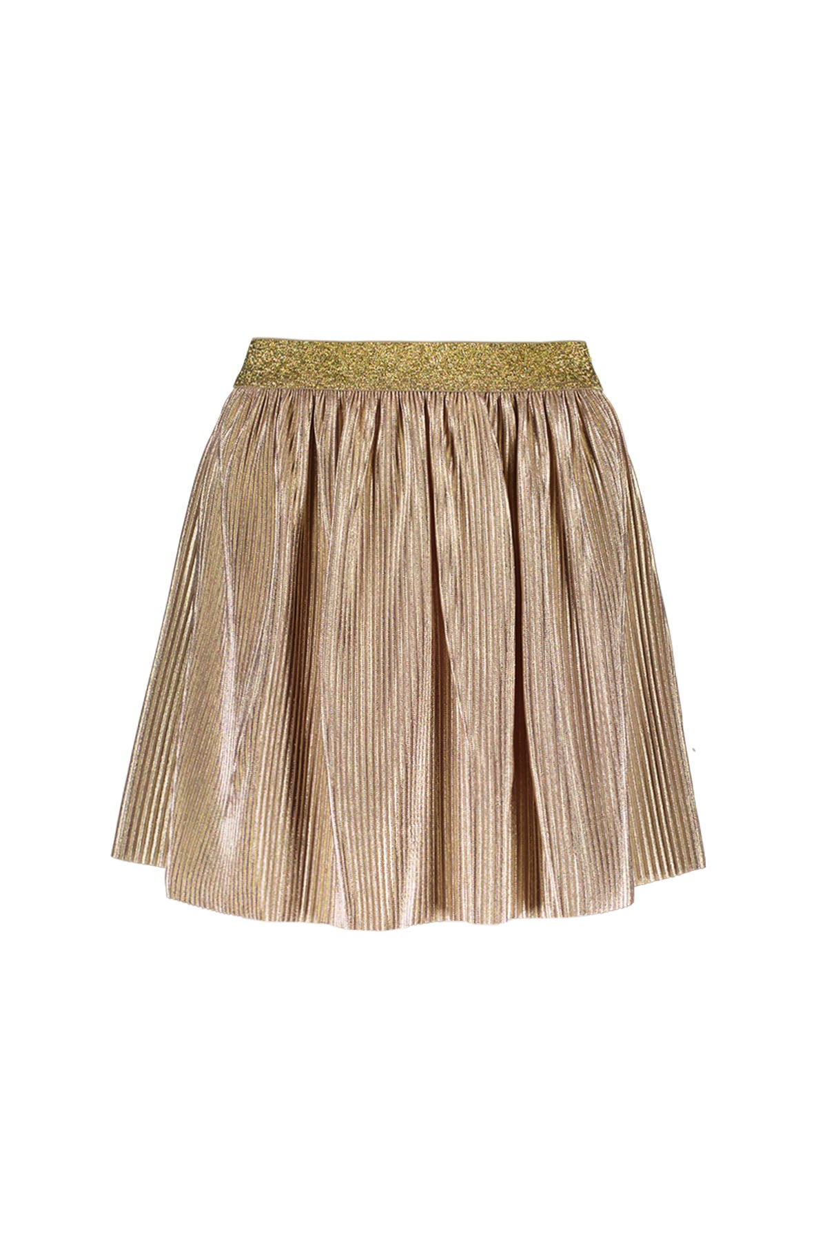 Like Flo Metallic Plisse Skirt