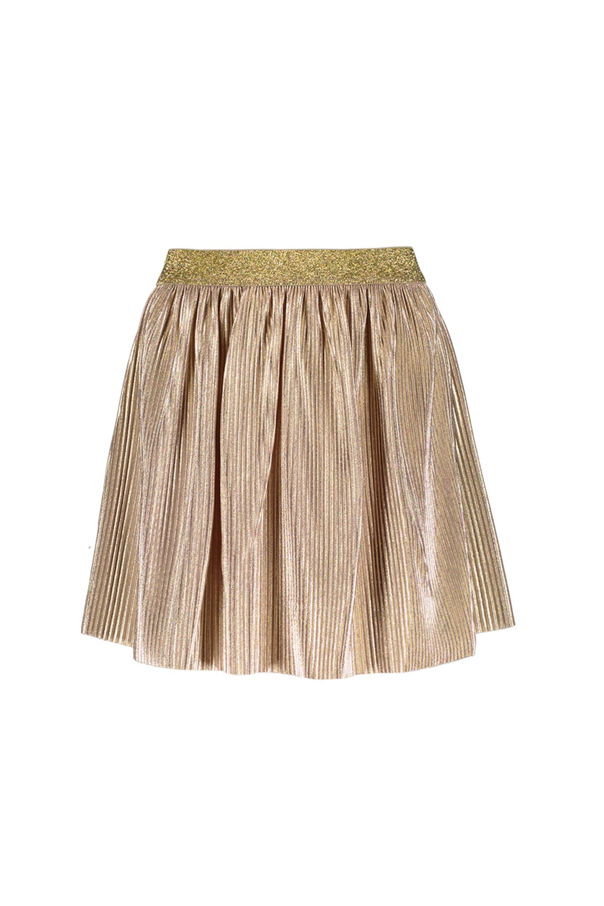 Like Flo Metallic Plisse Skirt