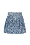 Like Flo Denim Ikat Balloon Skirt