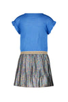Like Flo Glitter Dress, Metallic Jersey Top