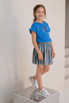 Like Flo Glitter Dress, Metallic Jersey Top