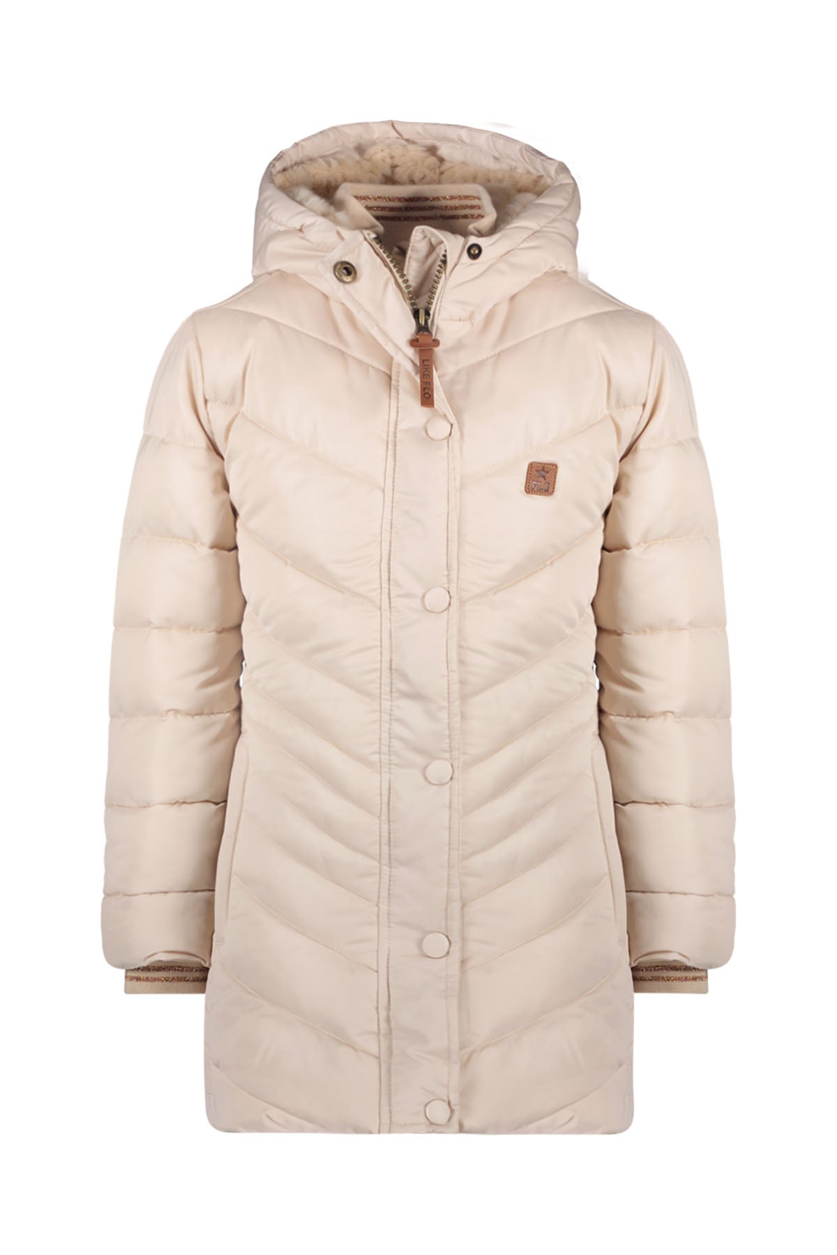 Like Flo Alina girls quilted jacket long