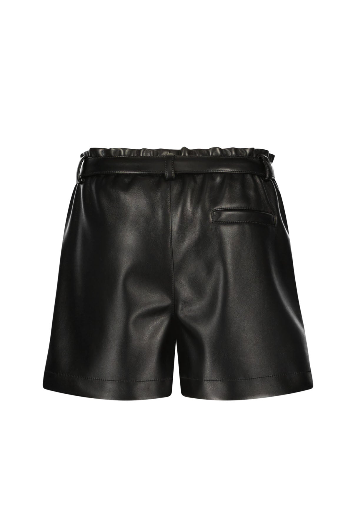 Like Flo Fay-Linn fake leather short with shell belt