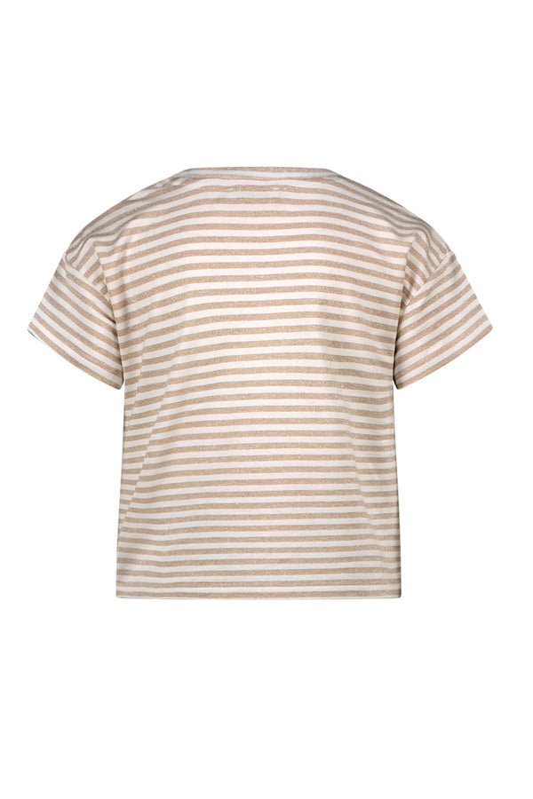 Like Flo ELINE lurex stripe shirt
