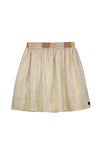 Meisjes Sara Plissé Skirt With Jersey Lining van Like Flo in de kleur Off white in maat 134-140.
