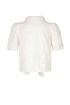Like Flo Cindy 3D Flower Blouse With Balloon Sleeve