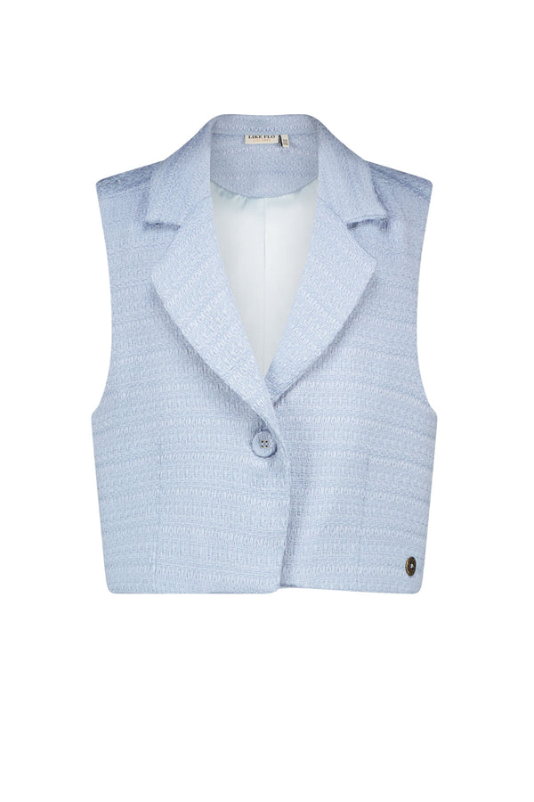 Like Flo Demi Tweed Gilet