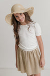 Like Flo Elise Rib Ss Shirt