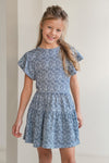 Like Flo Marley Aop Dress with Elasticated Waist