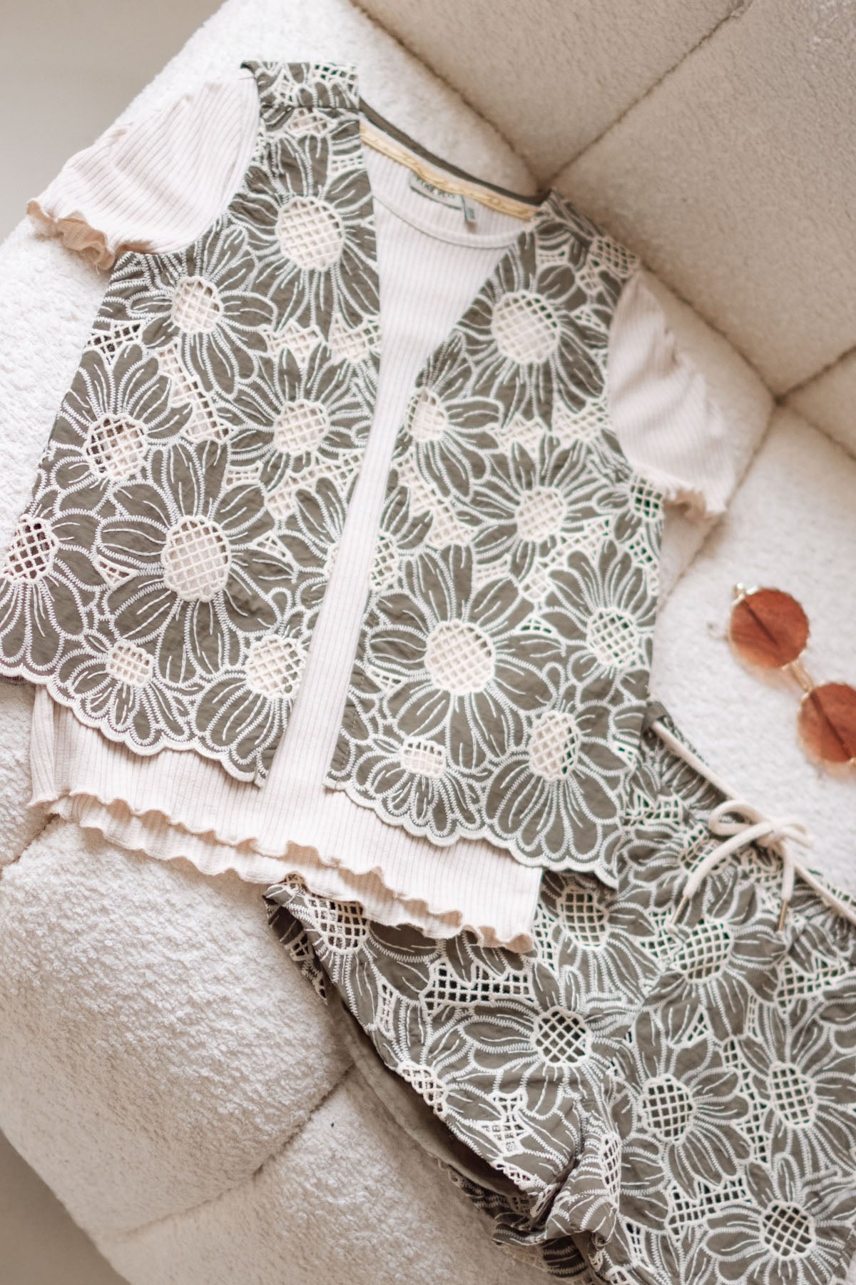 Like Flo Colette Flower Gilet