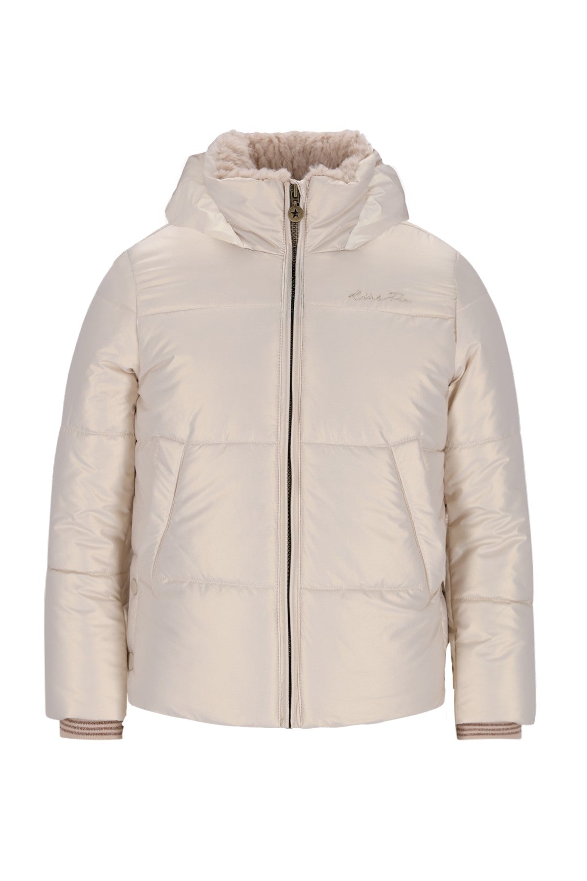 Like Flo Aelin short fancy hooded jacket