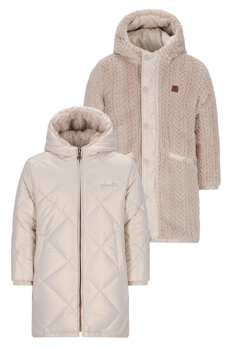 Like Flo Ariana reversible hooded long jacket