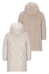 Like Flo Ariana reversible hooded long jacket