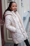 Like Flo Ariana reversible hooded long jacket