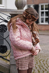 Like Flo Aimee reversible short hooded jacket