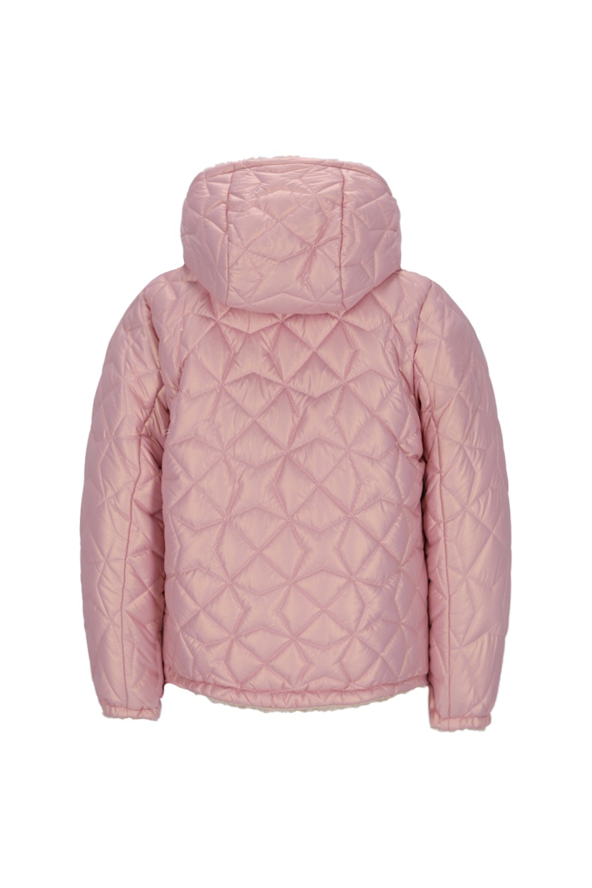 Like Flo Aimee reversible short hooded jacket