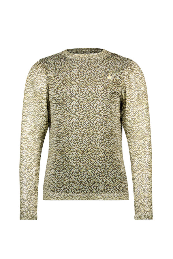 Like Flo Estee AOP mesh top