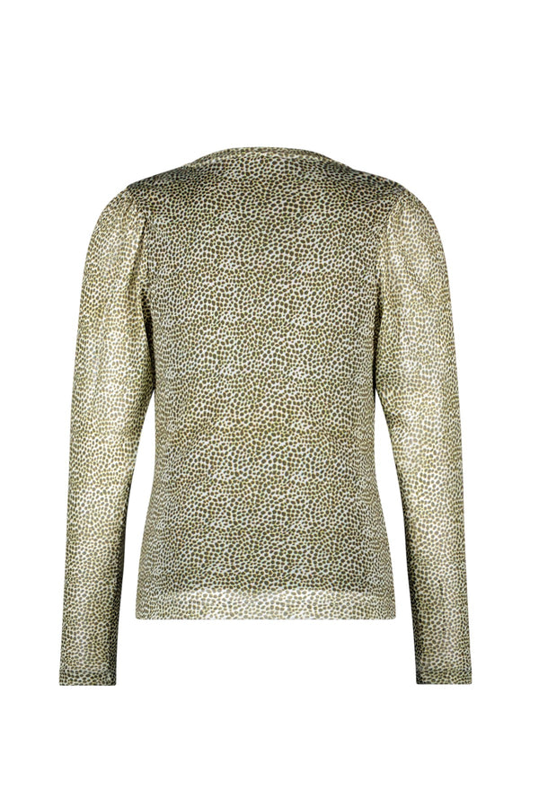 Like Flo Estee AOP mesh top