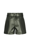 Like Flo Fay-Linn fake leather short with shell belt