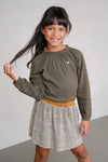 Like Flo Sascha plisse mesh skirt