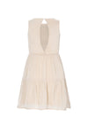 Meisjes Maddy sleeveless midi dress van  in de kleur Champagne in maat 140.