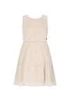 Meisjes Maddy sleeveless midi dress van  in de kleur Champagne in maat 140.