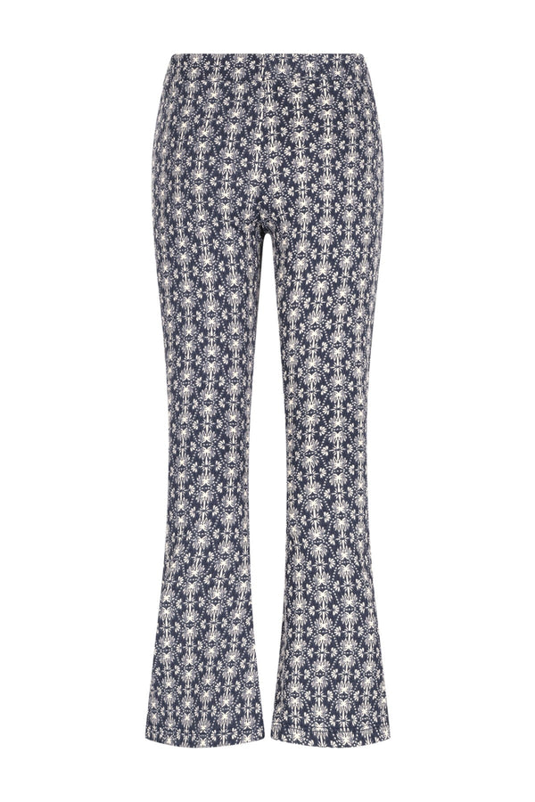 Like Flo Floor AOP structure flared pants