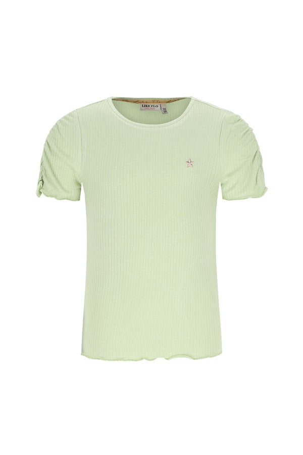 Like Flo Elise rib ss shirt