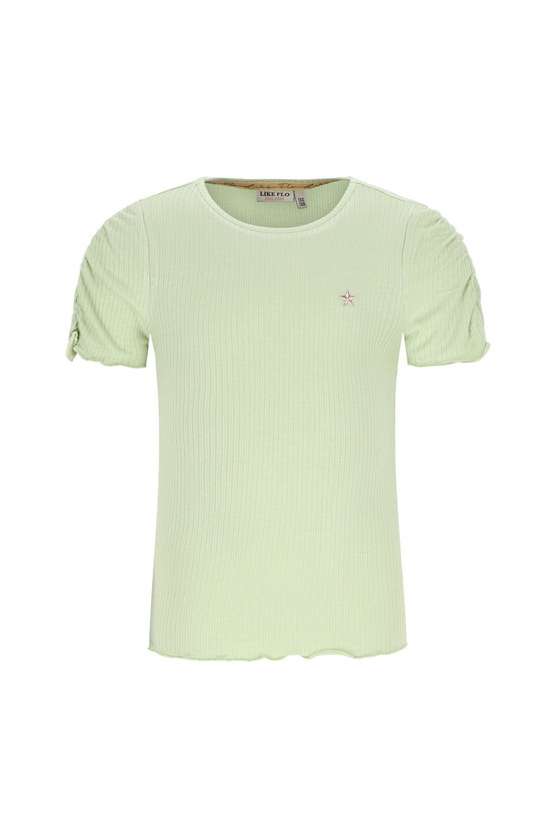 Like Flo Elise rib ss shirt