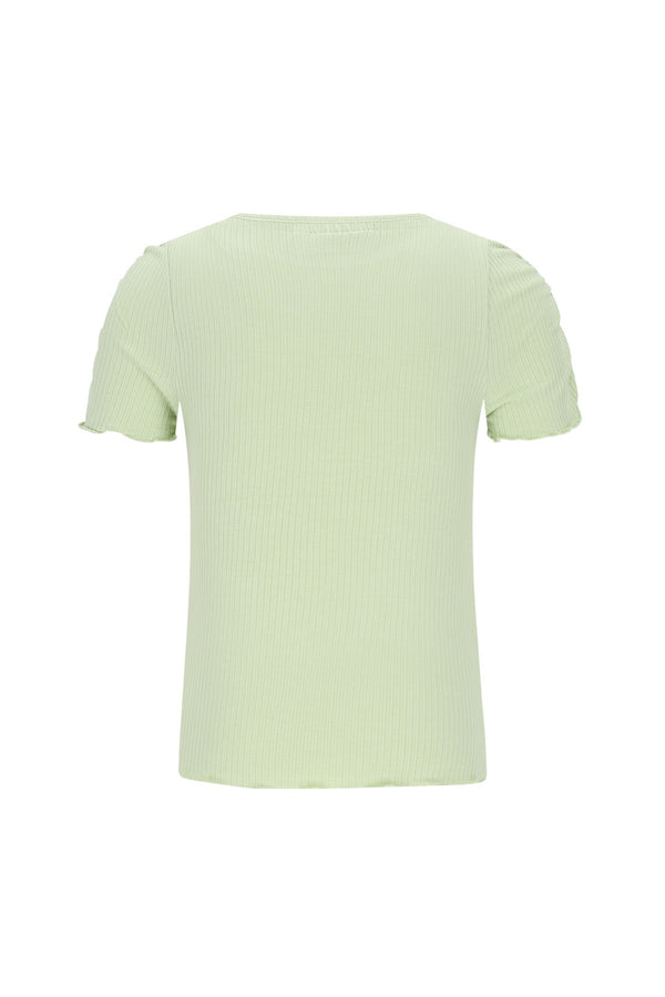 Like Flo Elise rib ss shirt