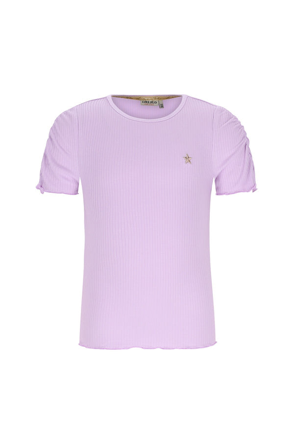 Like Flo Elise rib ss shirt