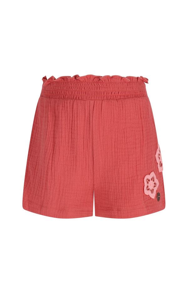 Like Flo Fee mousseline short with crochet flower