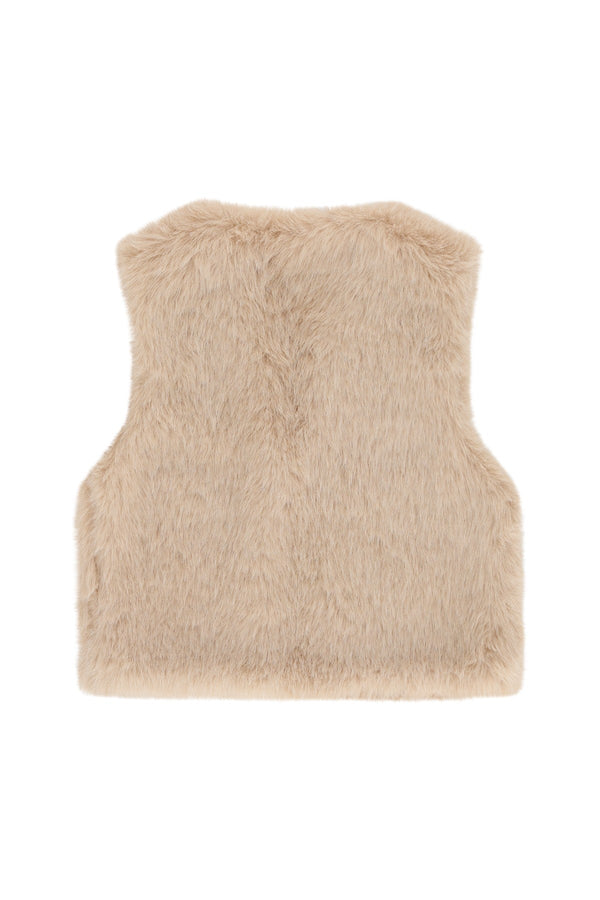 Like Flo Diam faux fur hairy gilet