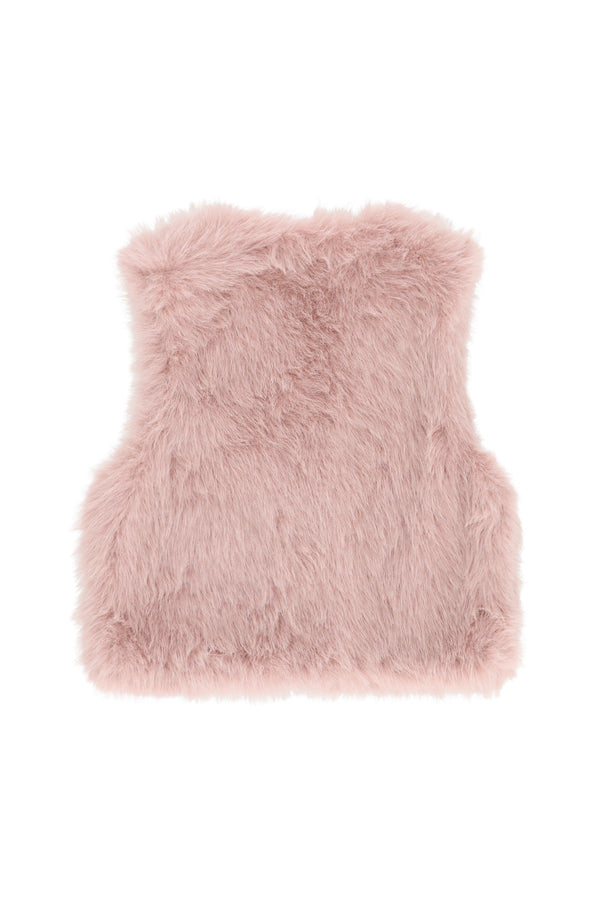Like Flo Diam faux fur hairy gilet