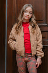 Meisjes Eef basic coll van Like Flo in de kleur Red in maat 134-140.