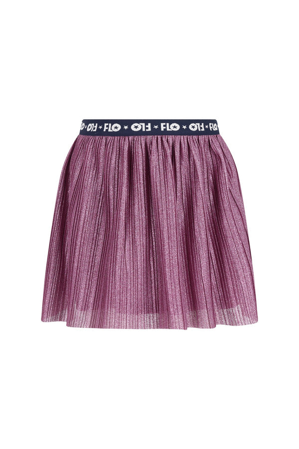 Like Flo Solly plissé glitter skirt