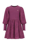 Meisjes Maddy dress van Like Flo in de kleur Purple mauve in maat 140.