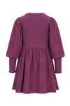Meisjes Maddy dress van Like Flo in de kleur Purple mauve in maat 140.