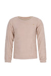 Like Flo Elva glitter top with ruffle sleeve