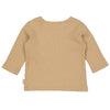 Jongens Longsleeve FALLONQNBW24 van Quapi Newborn in de kleur Light Sand in maat 68.
