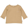 Jongens Longsleeve FALLONQNBW24 van Quapi Newborn in de kleur Light Sand in maat 68.