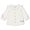 Feetje Blouse ajour rib - Midnight Flowers - Bubbles & Bo